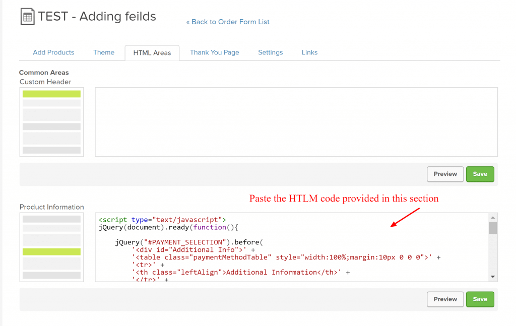 how to add additional fields to an infusionsoft order form blick embed infusionsoft order form