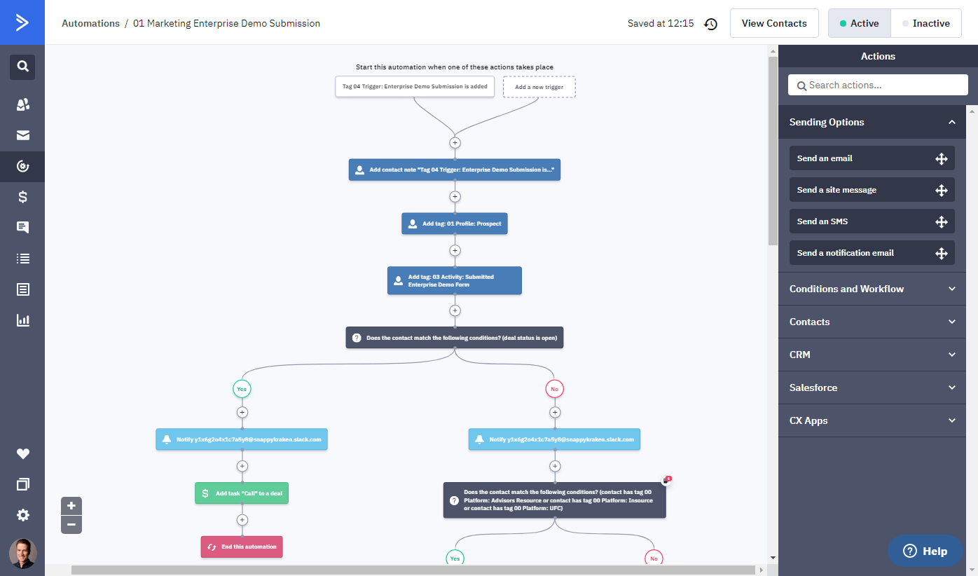 activecampaign automations ActiveCampaign vs Infusionsoft: Marketing Automation