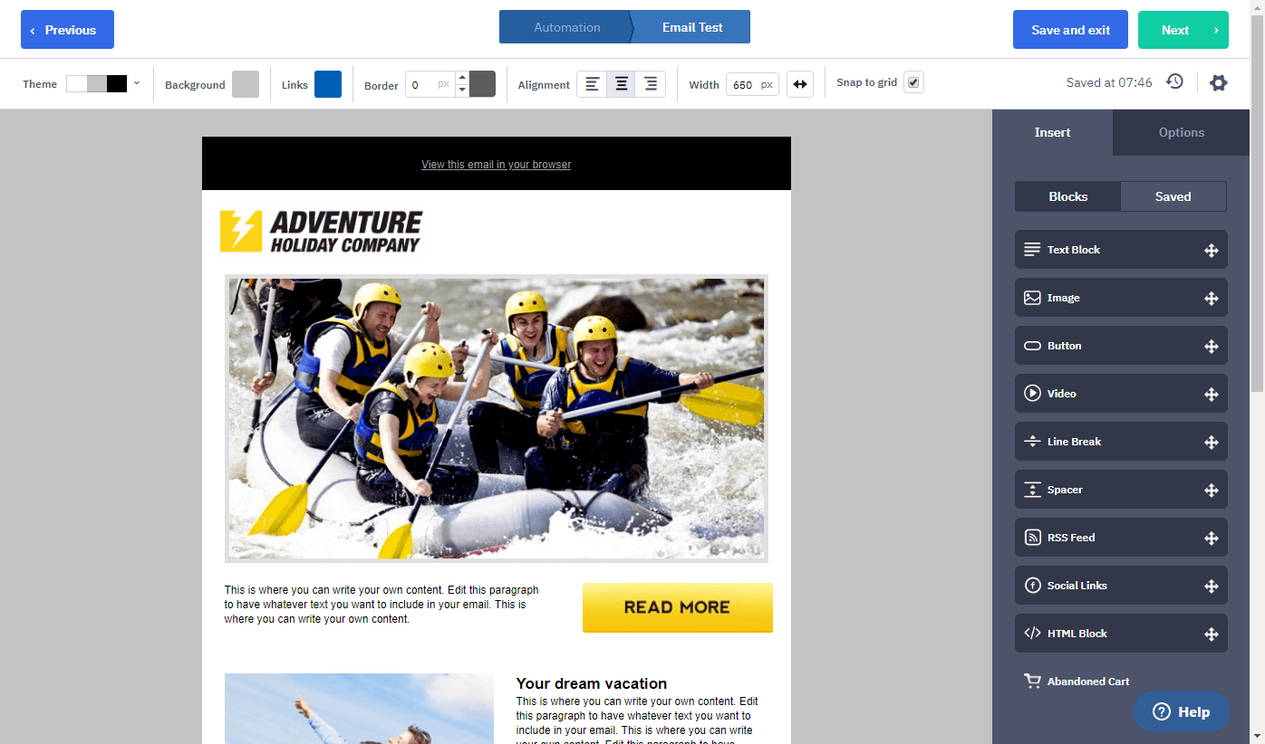 activecampaign email design